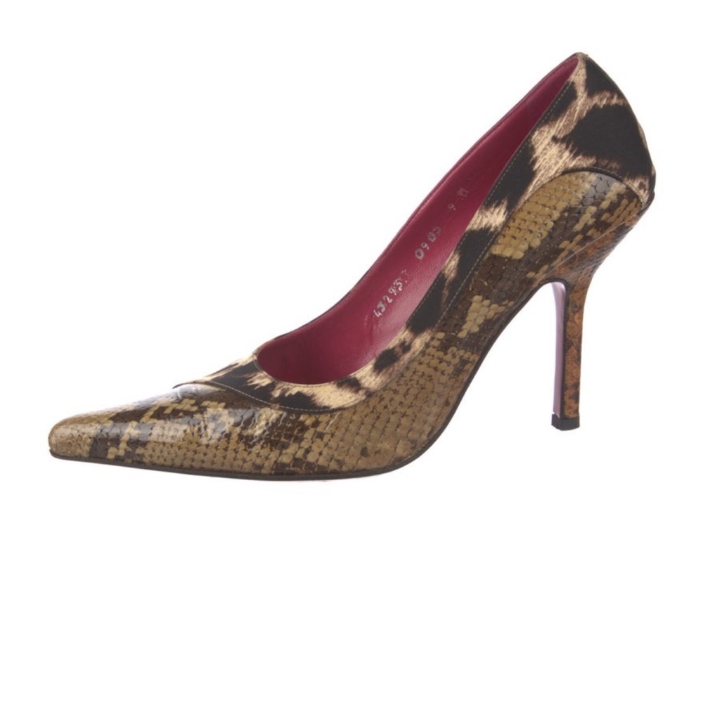 Vintage Animal Print Pump